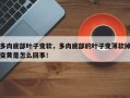 多肉底部叶子变软，多肉底部的叶子变薄软掉变黄是怎么回事！