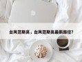 台风范斯高，台风范斯高最新路径？