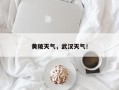 黄陂天气，武汉天气！