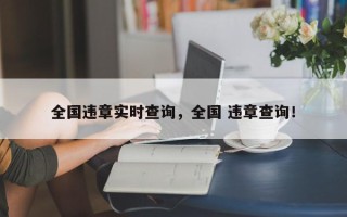 全国违章实时查询，全国 违章查询！