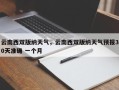 云南西双版纳天气，云南西双版纳天气预报30天准确 一个月