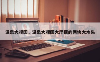 温泉大观园，温泉大观园大厅摆的两块大木头