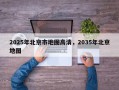 2025年北京市地图高清，2035年北京地图