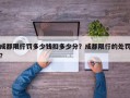 成都限行罚多少钱扣多少分？成都限行的处罚？