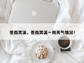 苍南灵溪，苍南灵溪一周天气情况！