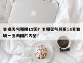 无锡天气预报15天？无锡天气预报15天准确一览表图片大全？