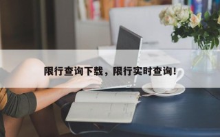 限行查询下载，限行实时查询！