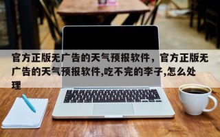 官方正版无广告的天气预报软件，官方正版无广告的天气预报软件,吃不完的李子,怎么处理