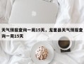 天气预报查询一周15天，龙里县天气预报查询一周15天