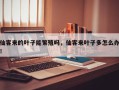 仙客来的叶子能繁殖吗，仙客来叶子多怎么办！