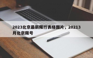 2023北京最新限行表格图片，20213月北京限号