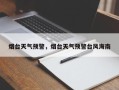 烟台天气预警，烟台天气预警台风海南