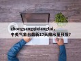 zhongyangqixiangtai，中央气象台最新17天降水量预报？