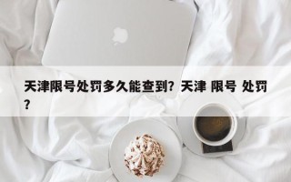 天津限号处罚多久能查到？天津 限号 处罚？