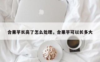 合果芋长高了怎么处理，合果芋可以长多大