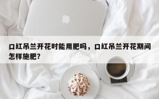 口红吊兰开花时能用肥吗，口红吊兰开花期间怎样施肥？