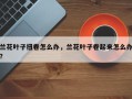 兰花叶子扭卷怎么办，兰花叶子卷起来怎么办？