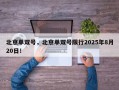 北京单双号，北京单双号限行2025年8月20日！