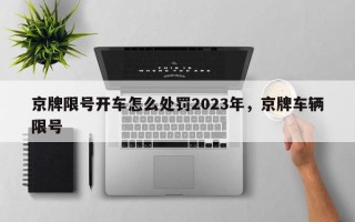 京牌限号开车怎么处罚2023年，京牌车辆限号