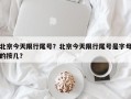 北京今天限行尾号？北京今天限行尾号是字母的按几？