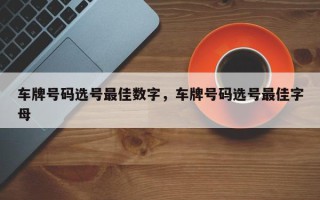 车牌号码选号最佳数字，车牌号码选号最佳字母