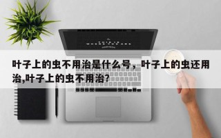 叶子上的虫不用治是什么号，叶子上的虫还用治,叶子上的虫不用治？