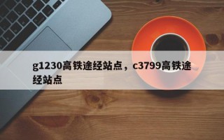 g1230高铁途经站点，c3799高铁途经站点