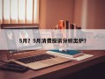5月？5月消费投诉分析出炉？