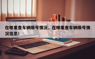 在哪里查车辆限号情况，在哪里查车辆限号情况信息！