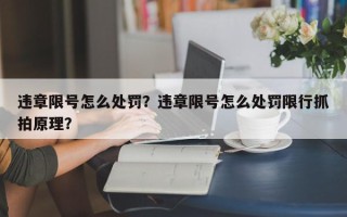 违章限号怎么处罚？违章限号怎么处罚限行抓拍原理？