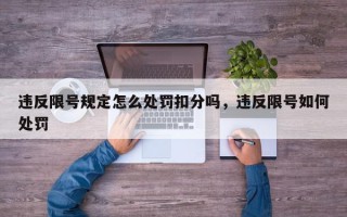 违反限号规定怎么处罚扣分吗，违反限号如何处罚