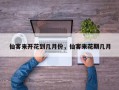 仙客来开花到几月份，仙客来花期几月