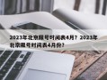 2023年北京限号时间表4月？2023年北京限号时间表4月份？