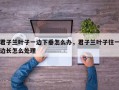 君子兰叶子一边下垂怎么办，君子兰叶子往一边长怎么处理