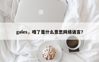 gales，嘎了是什么意思网络语言？