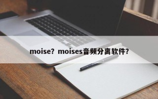 moise？moises音频分离软件？