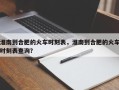 淮南到合肥的火车时刻表，淮南到合肥的火车时刻表查询？