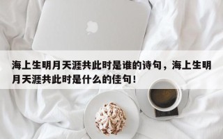 海上生明月天涯共此时是谁的诗句，海上生明月天涯共此时是什么的佳句！