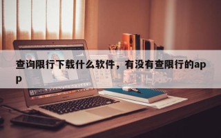 查询限行下载什么软件，有没有查限行的app