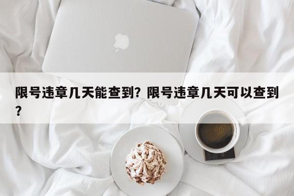 限号违章几天能查到？限号违章几天可以查到？-第1张图片-我家生活百科