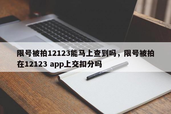 限号被拍12123能马上查到吗，限号被拍在12123 app上交扣分吗-第1张图片-我家生活百科
