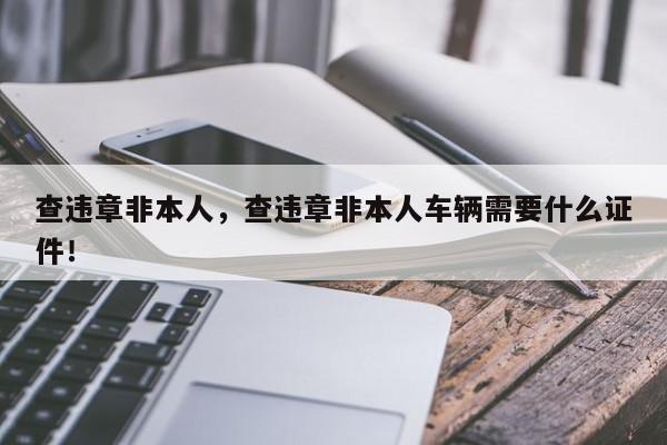查违章非本人，查违章非本人车辆需要什么证件！-第1张图片-我家生活百科