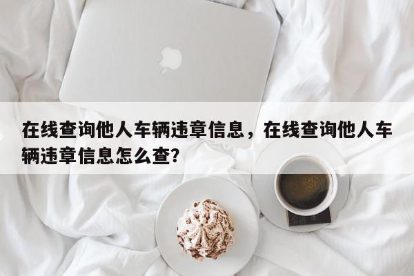 在线查询他人车辆违章信息，在线查询他人车辆违章信息怎么查？-第1张图片-我家生活百科